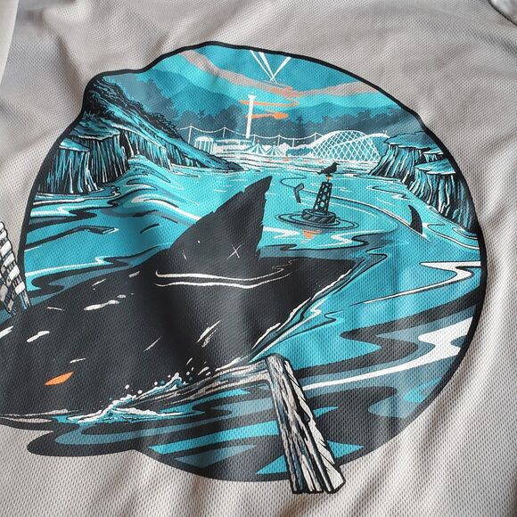 NHL San Jose Sharks Open Water Hockey Jersey Men Size XL - Picture 2 of 5